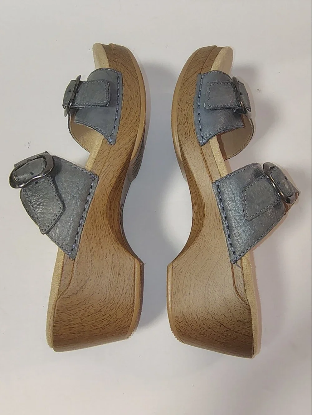 Dansko Sophie Women's Leather Sandals Adjustable Double Strap Clogs 40
